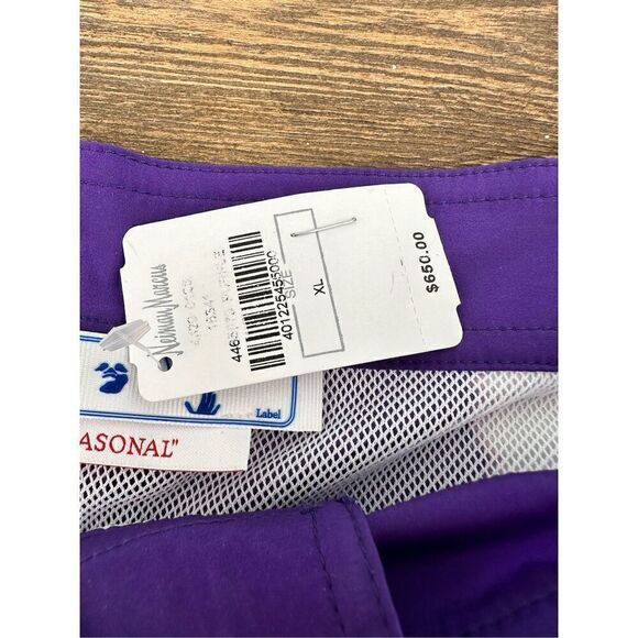 NWT- Off White Tie Dye Sunrise Swimming Suit, purple/lime - Picture 5 of 11